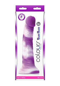 Colours Pleasures Yum Yum 8In Dildo Purple