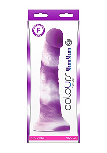 Colours Pleasures Yum Yum 8In Dildo Purple