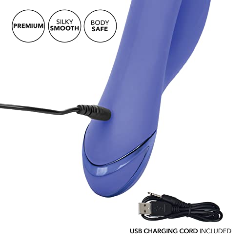Calexotics California Dreaming Beverly Hills Bunny - Silicone Rabbit Vibrator - Waterproof Clitoral Sex Toys For Couples - 10 Vi
