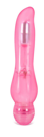 Multi Speed Soft Curved Vibrator - G Spot Stimulator - Waterproof - Sex Toy For Women - Sex Toy For Adults (Pink)