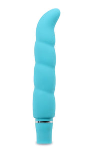 Blush Novelties Luxe Purity G - Platinum Cured Puria Silicone G Spot And External Vibrator Ultrasilk Smooth - 10 Vibration Modes