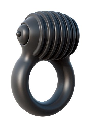 Pipedream Fantasy C-Ringz Blackjack Power Ring Dildo, Black, 1 Pound