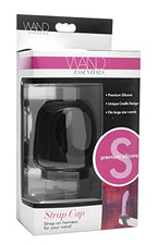 Wand Essentials Strap Cap Wand Harness For Dildos, Black, (Ae137)