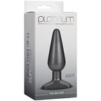 Doc Johnson Platinum Premium Silicone  The Big End  53 In Long And 17 In Wide  Medium Silicone Butt Plug With Flared Safe