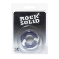Rock Solid 3 Donut Ring  Clear