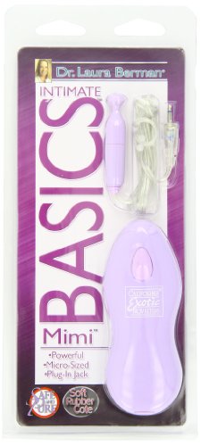 Dr. Laura Berman Intimate Basics Mimi - Waterproof Bullet Vibrator - Adult Toys For Couples - Pocket Massager - Purple