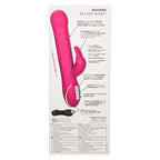 Calexotics Jack Rabbit Signature Collection Silicone Beaded Rabbit - Waterproof Vibrator Sex Toys For Couples - Luxury Adult G Spot Massager - Teal