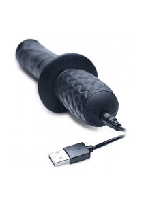 Ass Thumpers Ag152 Realistic 10X Silicone Vibrating Thruster, Black