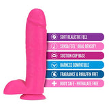 Neo Dual Density Dildo 11In Neon Pink