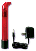 California Exotics Rechargeable Slimline G Spot Massager, Red