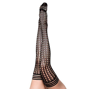 Kixies Mimi Black Fishnet Circles Size B