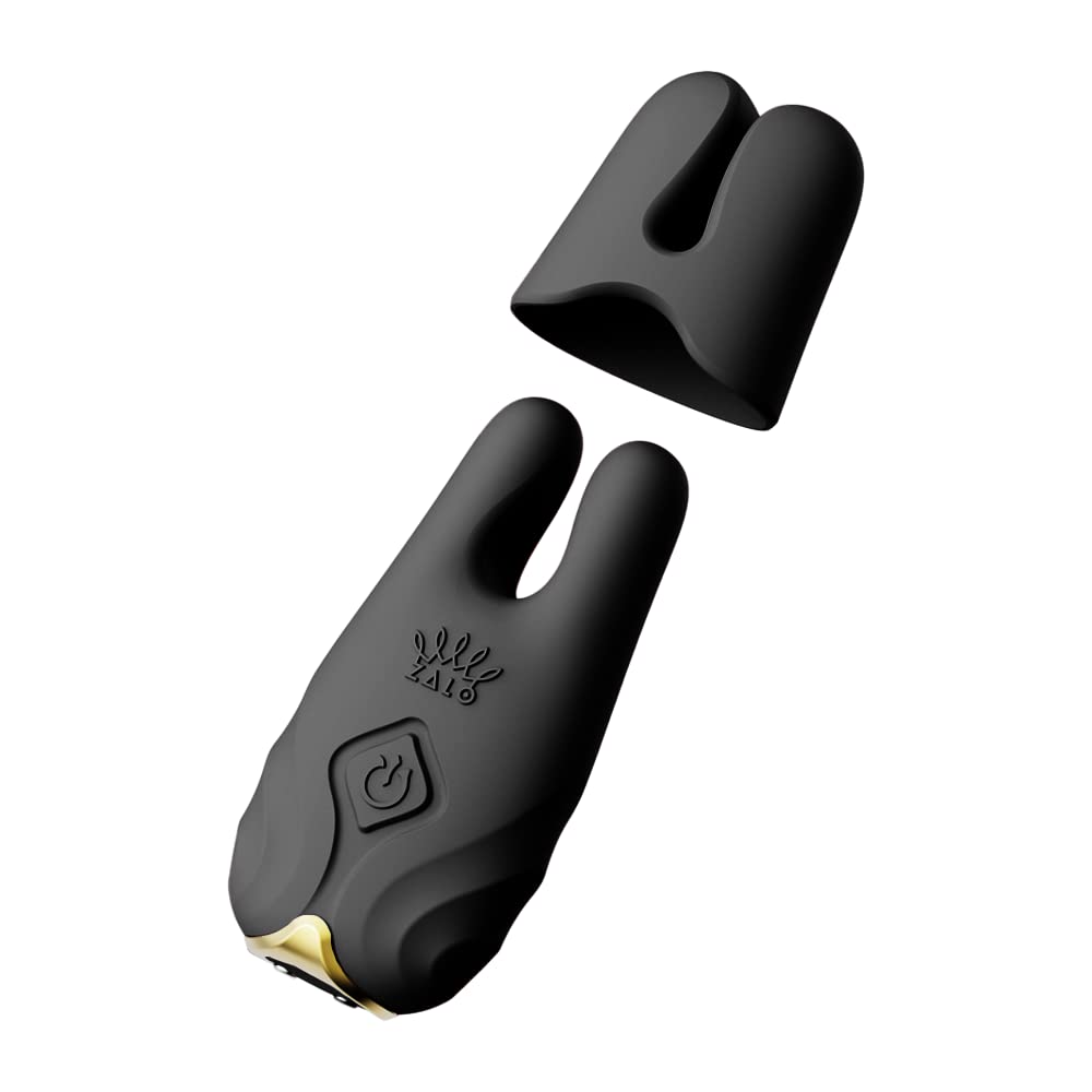 Zalo Nave Vibrating Nipple Clamps | Obsidian Black