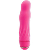 Adam & Eve Diamond Darling Silicone Vibrator, Waterproof, Pink