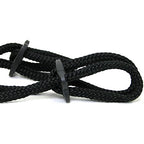 Japanese Silk Love Rope Wrist Cuffs, Black