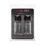 Calexotics Novelties Nipple Play Vacuum Twist Suckers, Black/Clear