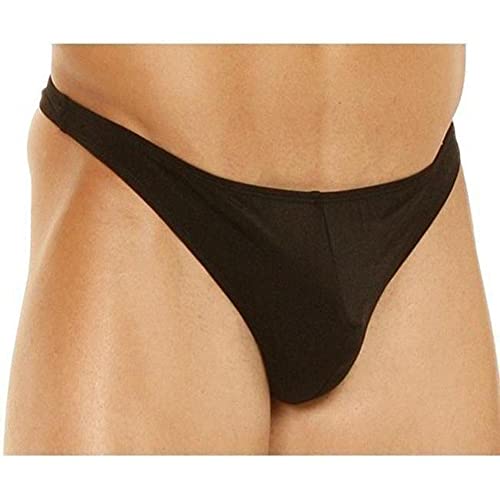Elelgant Moments Mens Lycra Thong, Lime, Medium