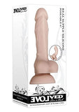 Evolved Love Is Back - Real Supple Silicone - Life-Like Feel - Super-Squishy Poseable 6 Inch Realistic Veins Textures And Balls - With Suction-Cup Dildo - Light/Beige