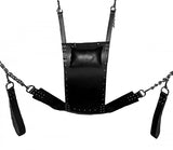 Strict Leather Premium Black Leather Sex Swing