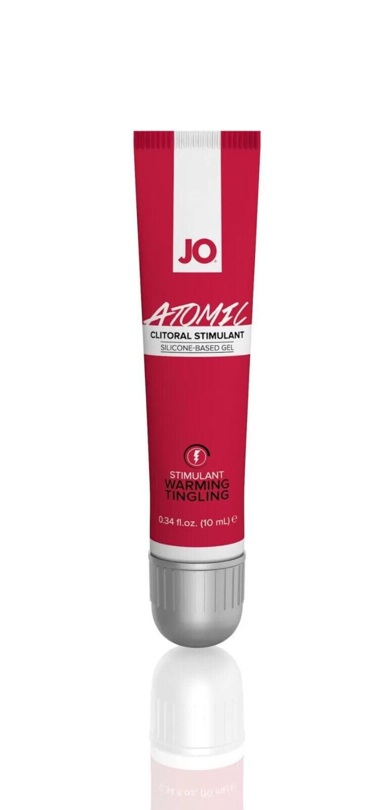 Jo Atomic Clitoral Gel - Warming - Stimulant (Silicone-Based) 0.34 Floz / 10 Ml