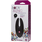 Doc Johnson Body Bling  Breathless  Jeweled 8 Function Rechargeable Minivibrator In Soft And Flexible Secondskyn Silicone  P