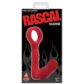 Rascal Silicone Cock And A** Blaster, Red, Red