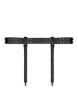 (Wd) Ouch! Skulls & Bones Gart Belt W/ Skulls Black