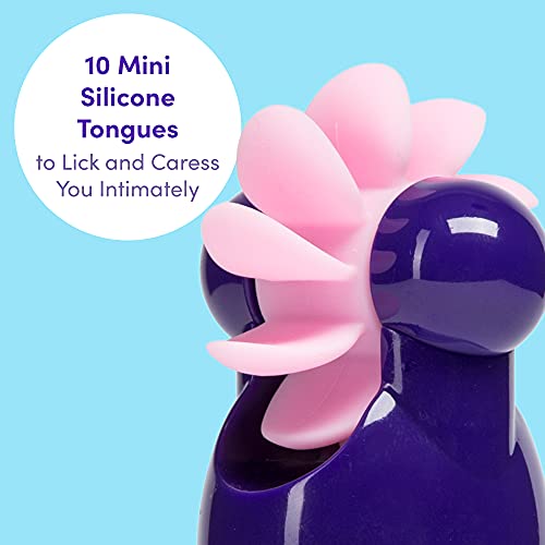 Lovehoney Purple Sqweel Go Rechargeable Masturbator For Women - Silicone - 100% Waterproof