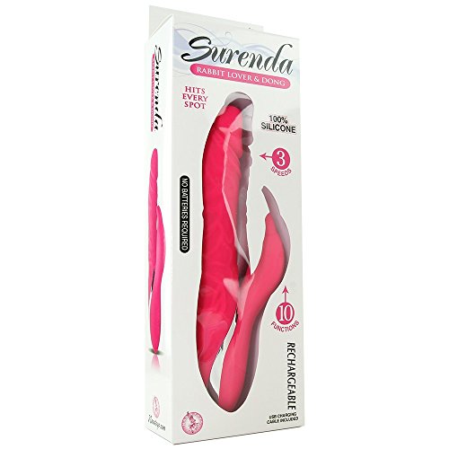 Nasstoys Surenda Rabbit Lover & Dong, Pink, 10 Ounce