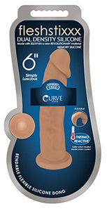 Fleshstixxx 6In Silicone Dildo Latte