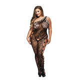 Off The Shoulder Bodystocking Black Q/S