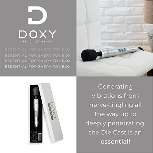 SB Doxy Die Cast Powerful Wand Silver