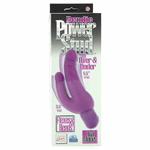 California Exotics Bendie Power Stud Over And Under, Purple