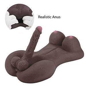 Y-Not Shemale Masturbator Sex Toys Body Ladyboy Sex Love Doll Torso Black