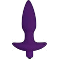 Golden Triangle Corked 02 Silicone Anal Plug Waterproof  Lavender  Small