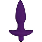 Golden Triangle Corked 02 Silicone Anal Plug Waterproof  Lavender  Small