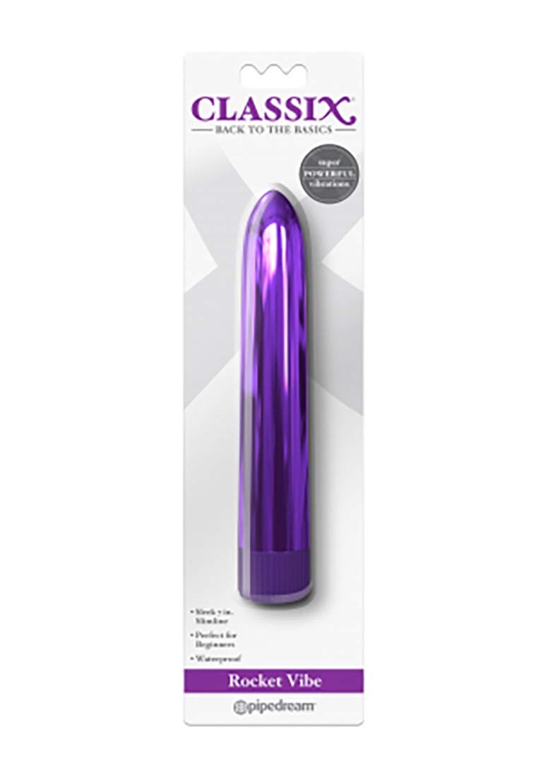 Pipedream Products Classix Rocket Vibe, Purple, 1.9 Lb