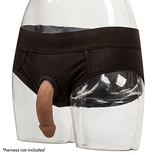 CalExotics SE-1581-30-3 Packer Gear 5''/12.75 cm Silicone Packing Penis - Brown