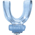Hott Products Wet Dreams Tongue Star Pleasure Vibe With 10Ml Liquor Lube Pillow, Blue, 2 Ounce
