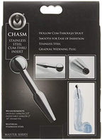 Master Series Chasm Stainless Steel Cum-Thru Urethral Insert
