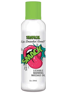Smack Tropical 2 Oz Warming Massage Oil