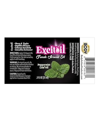 Peppermint Arousal Oil 0.5 Oz