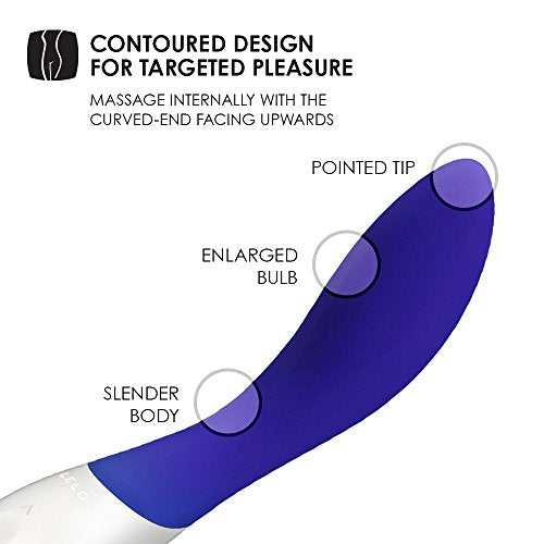 Lelo Mona Wave Personal Massager Vibrator For Women, G Spot Vibrator With Wavemotion Technology Silent Vibrator Sex Toy With 12 Vibration Patterns, Blue