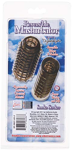 California Exotic Novelties Dr. Joel Kaplan - Reversible Masturbator, Smoke