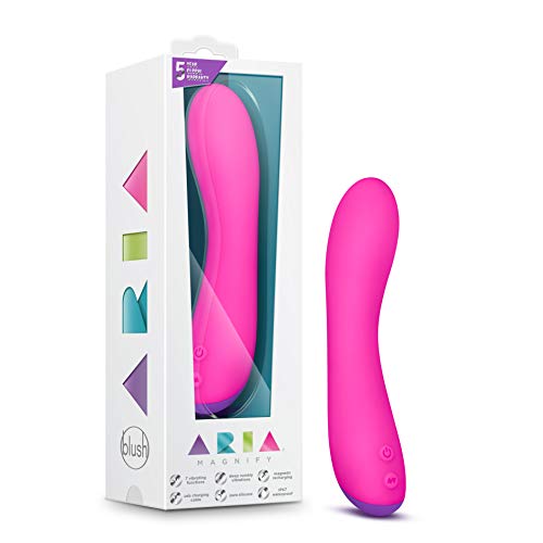 Blush Aria Silicone G Spot Vibrator - Powerful - Rechargeable - Sex Toy For Women - Sex Toy For Couples