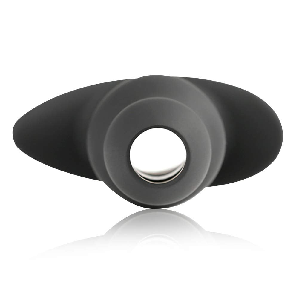 Douches Enema Anal Plug, Silicone Hollow Peep Vaginal Anal Dilator with Narrow Flared Base for Comfortable Wearing, Anchor Butt