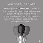 SB Doxy Die Cast Powerful Wand Silver