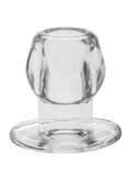 PerfectFit Brand Tunnel Plug, Hollow Butt Plug, PFBlend, TPR/Silicone, Three Sizes, Use for Anal Training, Clear, X-Large