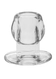 PerfectFit Brand Tunnel Plug, Hollow Butt Plug, PFBlend, TPR/Silicone, Three Sizes, Use for Anal Training, Clear, X-Large