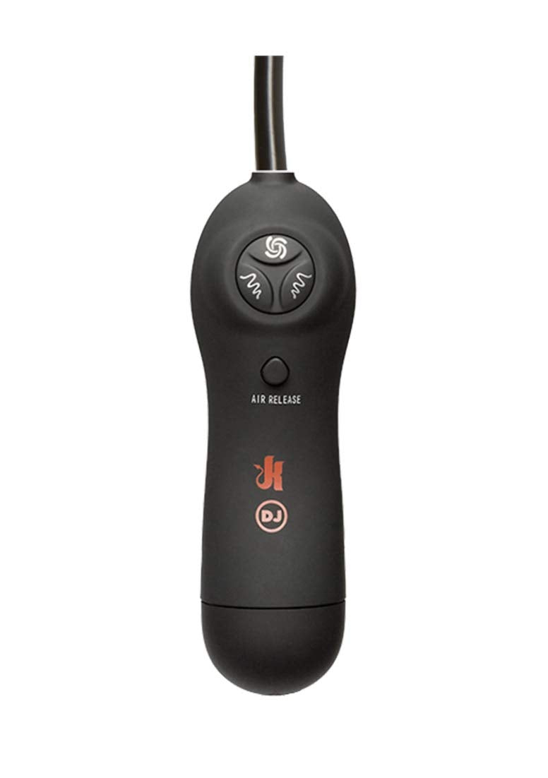 Doc Johnson Kink  Swell  Auto Vibrating Nipple Sucker Cups  Blackclear