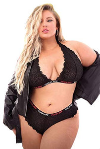 Vibe Fuck Off Halterbralette &Pantyqueen